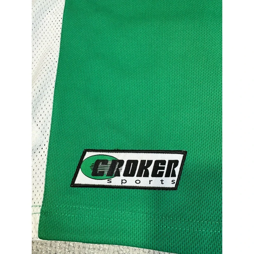 Croker Ireland Rugby Jersey Mens Large Green Orange Polo Shirt NWT Read - Picture 8 of 16